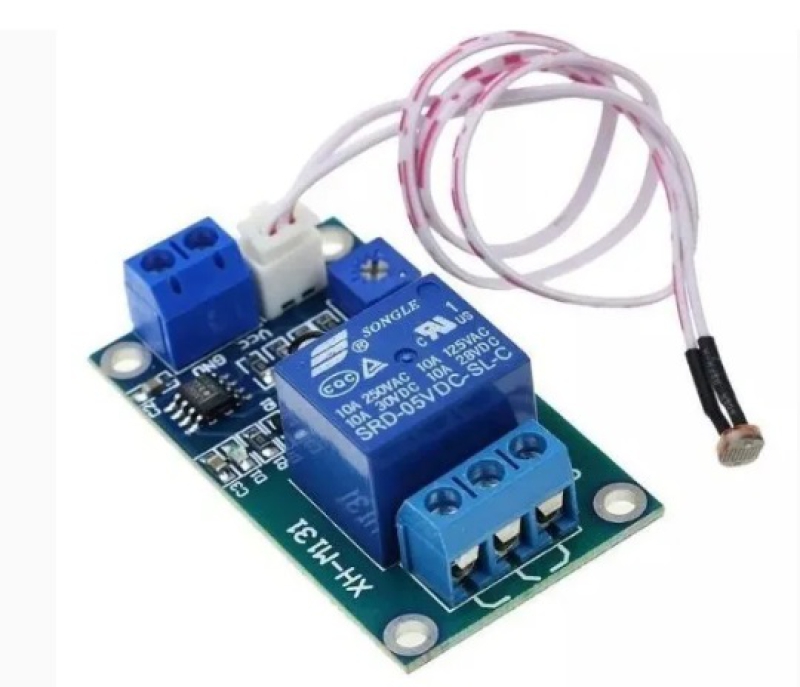Só Tudo - MÓDULO RELE FOTORESISTOR SENSOR DETECTOR DE LUZ