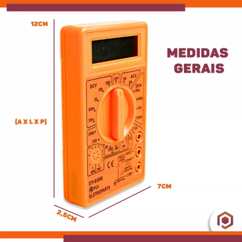 Só Tudo - MULTIMETRO DIGITAL DT830