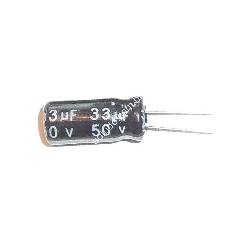 Só Tudo - CAPACITOR ELETROLÍTICO 33uF X 50V
