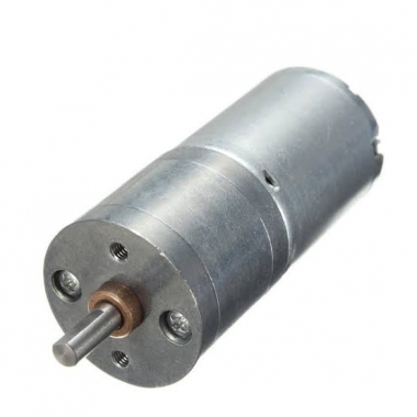 Motor DC 12V com Caixa de Redução 30RPM - Usinainfo